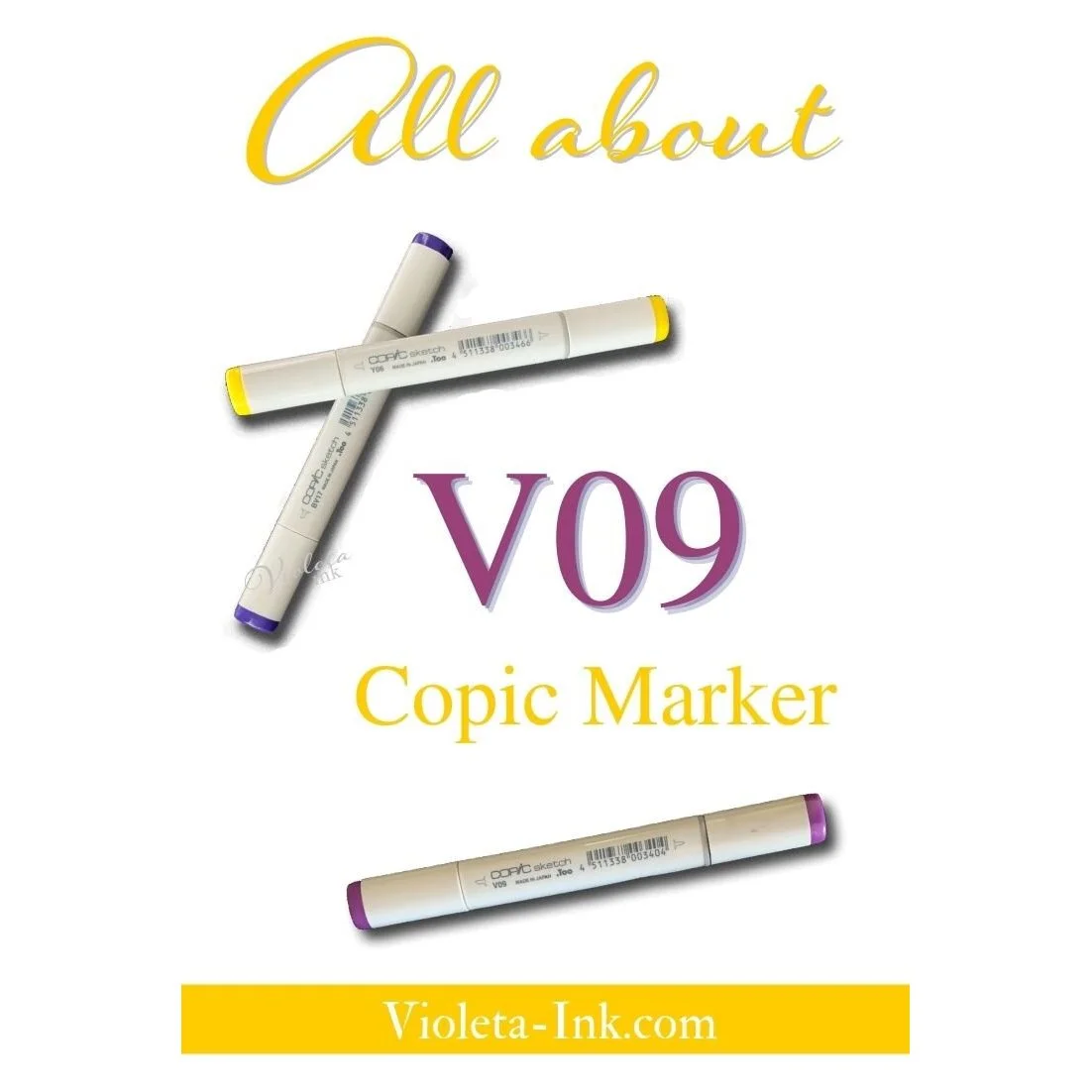 V09 - Copic Sketch Marker Violet — Violeta Ink